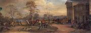 John Ferneley The Meet of the Quorn at Garendon Park painting